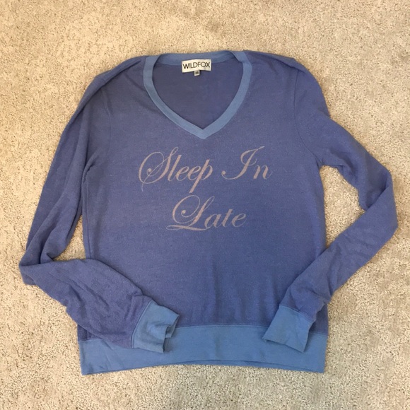 Wildfox Tops - Wildfox Sleep In Late Jumper Sweater XS